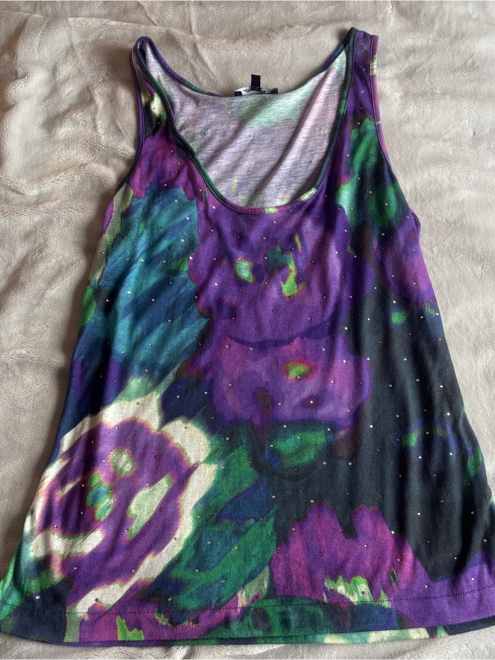 Abstract 90s Print Express Tank Top